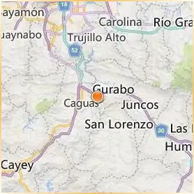 Universidad Ana G. Mendez Gurabo Location Map