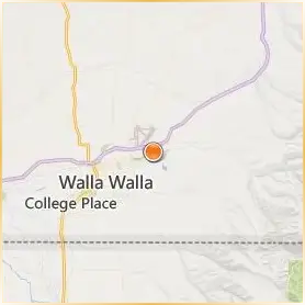 Walla Walla Community College Location Map